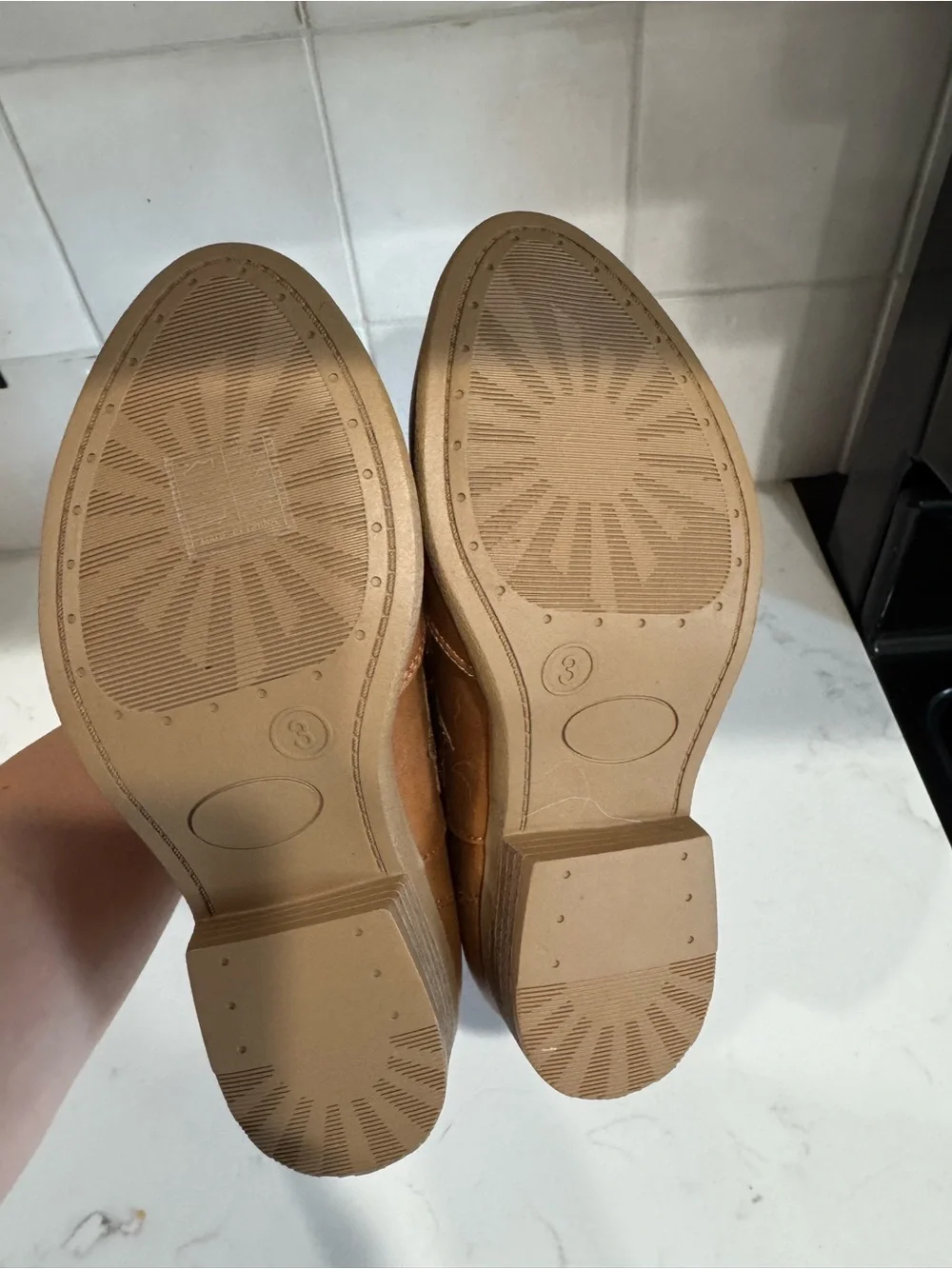 Dream Pairs Tan Kids Western Star Boots